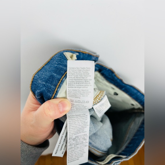 Madewell High Rise Balloon Jeans Medium Wash Size 25 - Picture 7 of 8